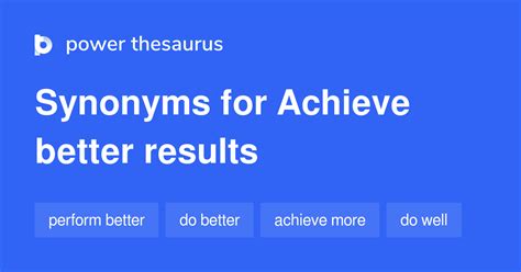 better result synonyms|112 Synonyms & Antonyms for RESULT .